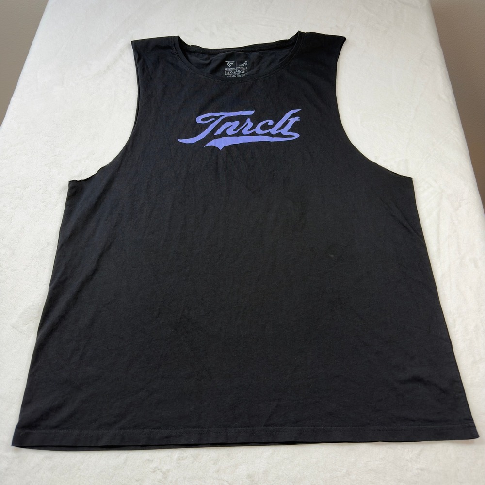 Torch Muscle Tank Top Mens 3XL Black Good Ringspun Cotton Graphic Sleeveless Tee